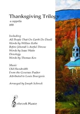 Thanksgiving Trilogy TTBB choral sheet music cover